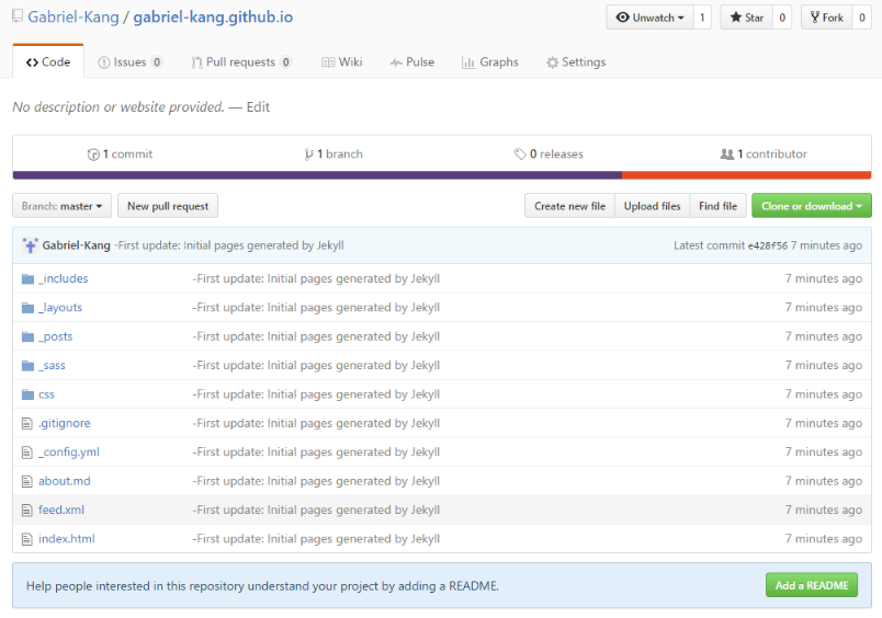 GitHub 파일 구조